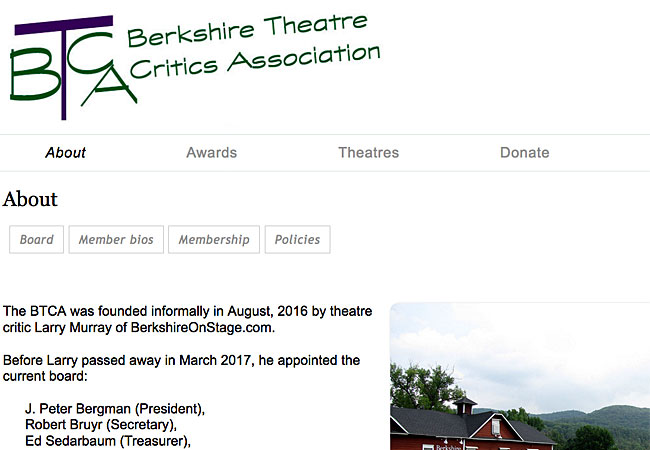 Berkshire Theatre Critics Association
