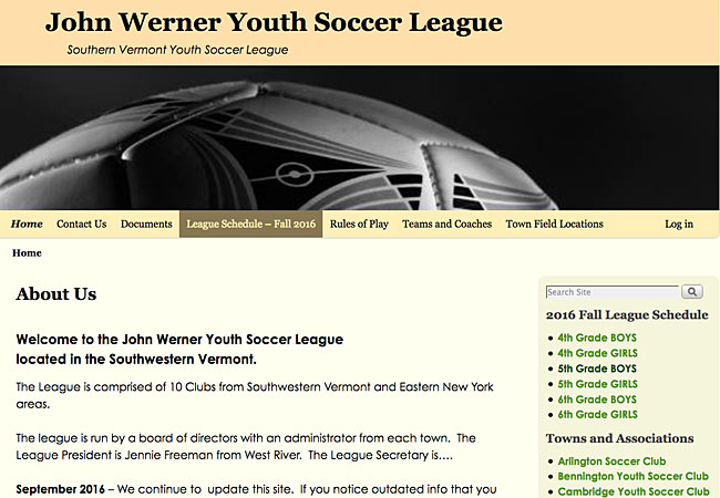 John Werner Youth Soccer League